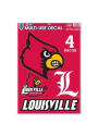 Louisville Cardinals 11x17 Multi Use Sheet Auto Decal - Red