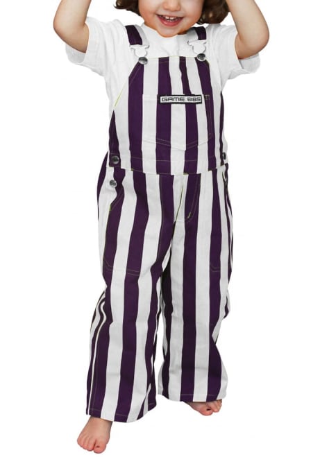 Toddler Purple K-State Wildcats Game day bib Sweatpants