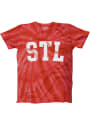 St Louis Series Six Initial Stitches Fashion T Shirt - Red