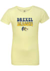 Main image for Girls Drexel Dragons Gold Summit Sportswear Bubble Script Short Sleeve T-Shirt