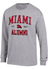 Main image for Mens Miami RedHawks Grey Champion Est Alumni Jersey Tee