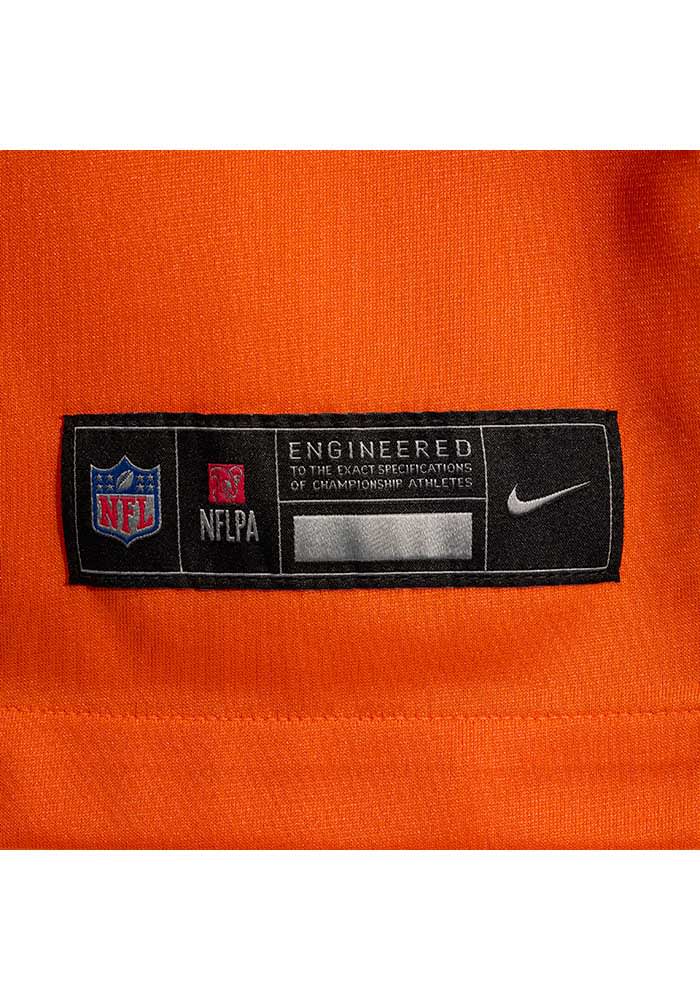 Nik Bonitto Denver Broncos ORANGE Home Jersey - 187567558