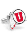 Utah Utes Silver Plated Cufflinks - Silver