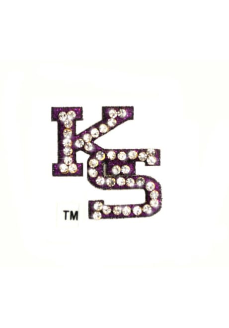 Purple K-State Wildcats Glitter and Rhinestone Tattoo