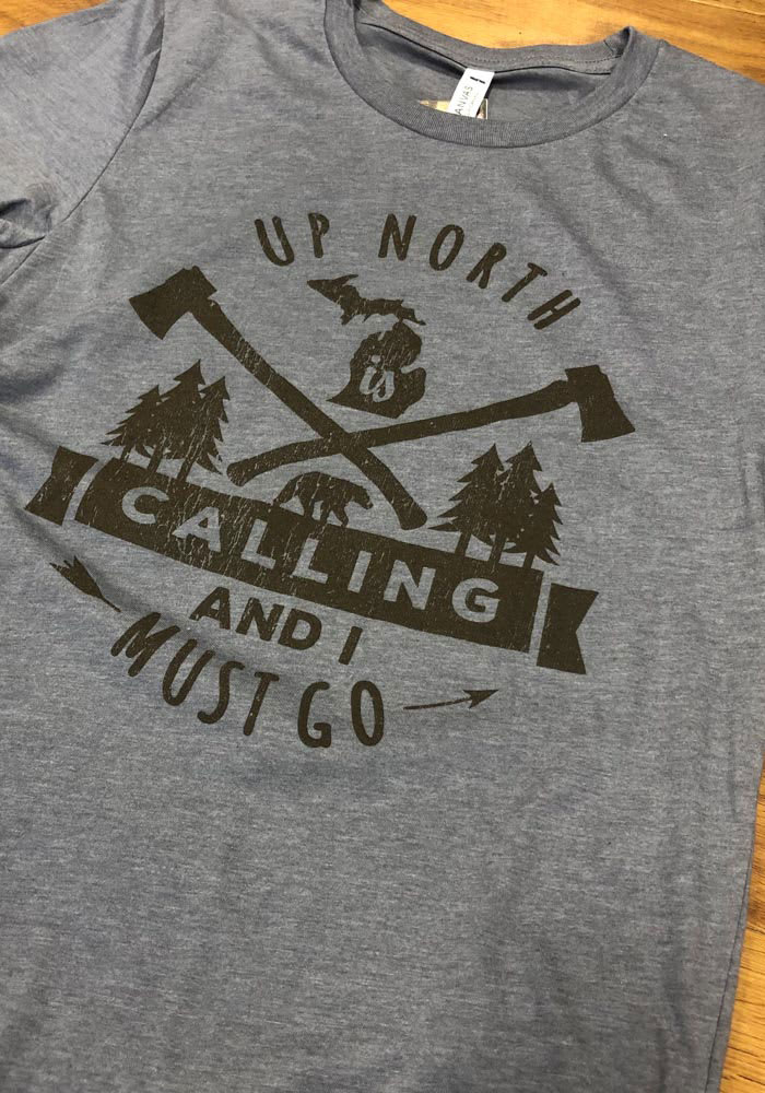 up north tee shirts