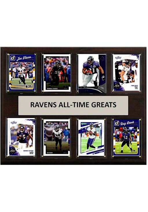 Baltimore Ravens BROWN 12x15 All-Time Greats Plaque 1940039