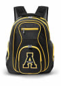 Appalachian State Mountaineers 19 Laptop Yellow Trim Backpack - Black