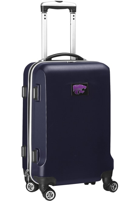 20 Hard Shell Carry On K-State Wildcats Luggage - Navy Blue