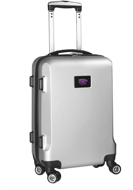 20 Hard Shell Carry On K-State Wildcats Luggage - Silver