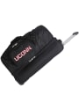 UConn Huskies 27 Rolling Duffel Luggage - Black
