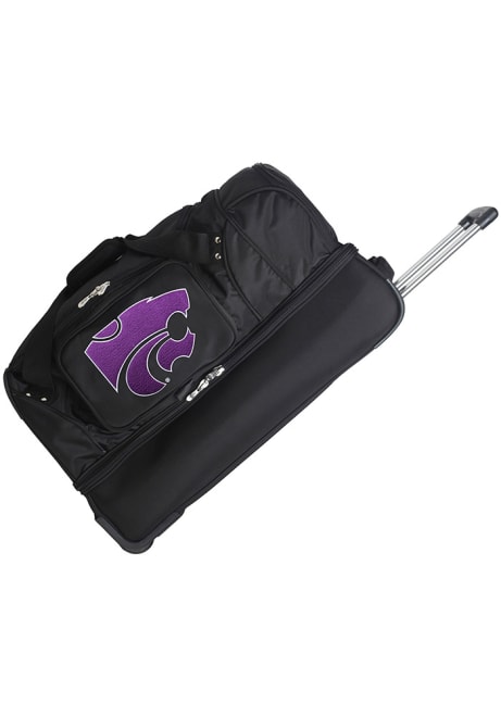 27 Rolling Duffel K-State Wildcats Luggage - Black