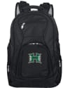 Hawaii Warriors 19 Laptop Backpack - Black
