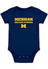 Main image for Baby Navy Blue Michigan Wolverines Ross Business School Short Sleeve One Piece