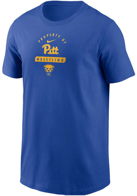 Youth Pitt Panthers Blue Nike Legend Short Sleeve T-Shirt