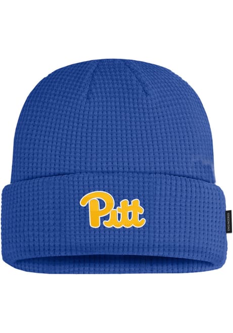 Pitt Panthers Nike Terra Beanie Waffle Mens Knit Hat - Blue