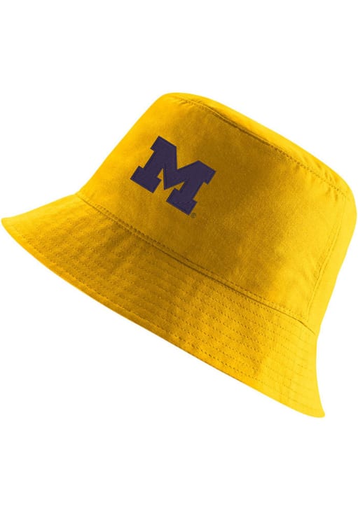 Nike Michigan Wolverines Yellow Core Bucket Bucket Hat