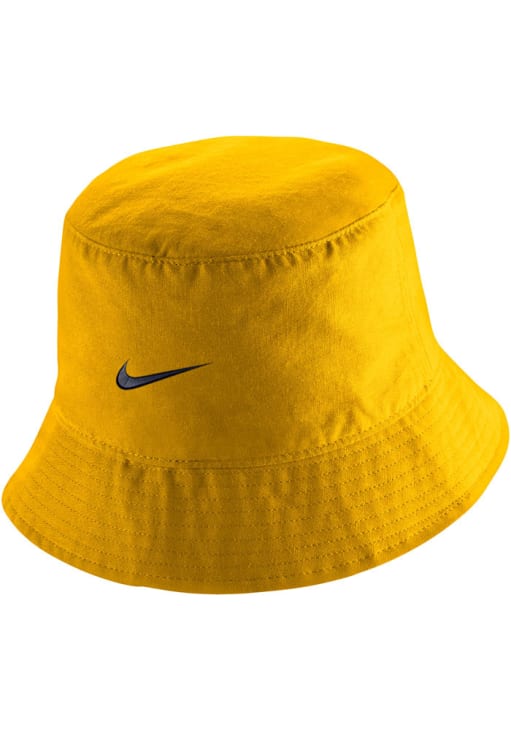 Nike Michigan Wolverines Yellow Core Bucket Bucket Hat, Yellow, Cotton/Poly Blend, Size Osfm, Rally House