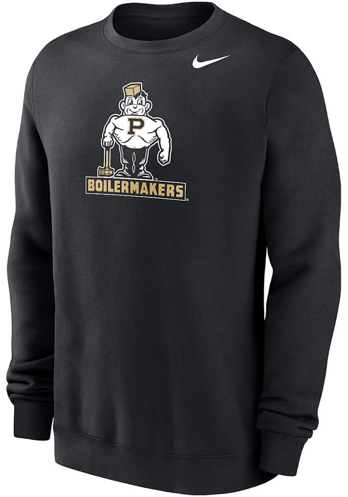 Nike Men s Purdue Boilermakers Vintage Pete Logo Long Sleeve Sweatshirt