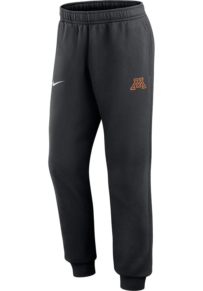 Nike Minnesota Golden Gophers Mens Grey Primary Logo Sweatpants Grey 81 COTTON 19 POLYESTER Size S