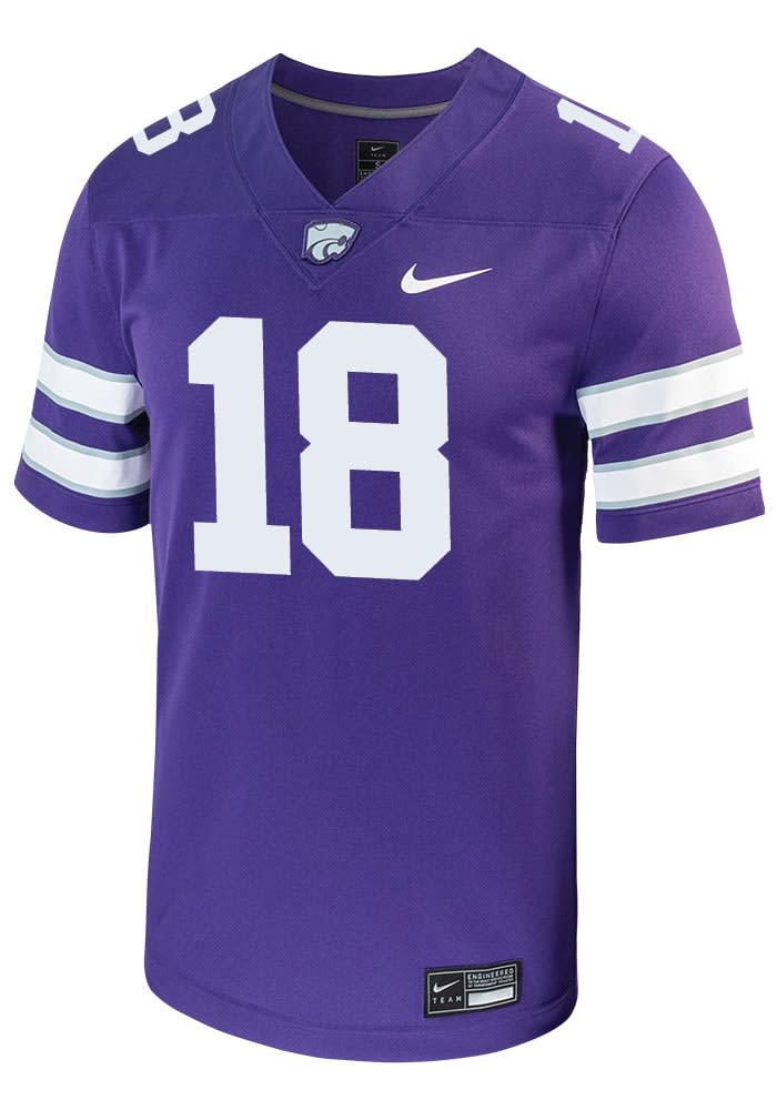 NEWARK STATE COLLEGE トレーナー Mサイズ ネイビー Hudson Hutcheson Mens PURPLE K-State Wildcats NIL Game Name