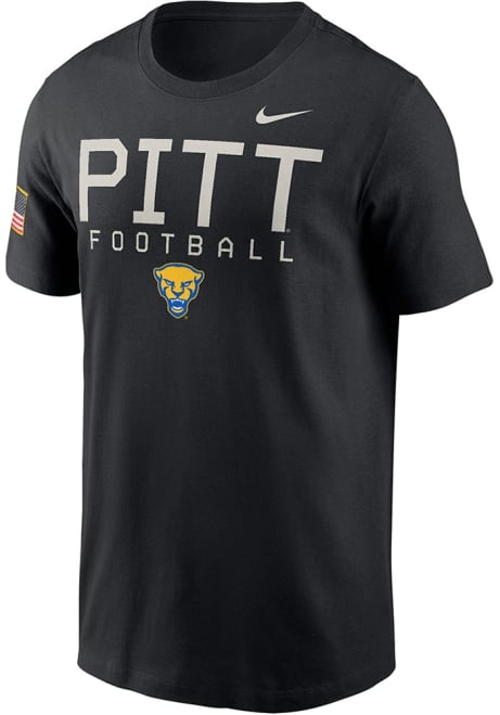 Pitt Panthers Black Nike Military Appreciation Short Sleeve T Shirt