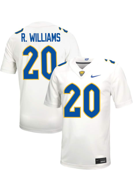 Raphael Williams Nike Mens White Pitt Panthers Game Name And Number Football Jersey