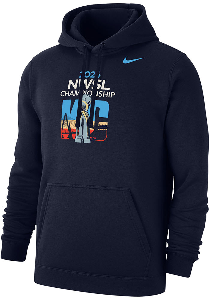 Nike KC Current Mens NAVY 2024 NWSL Championship Hoodie - 198601086