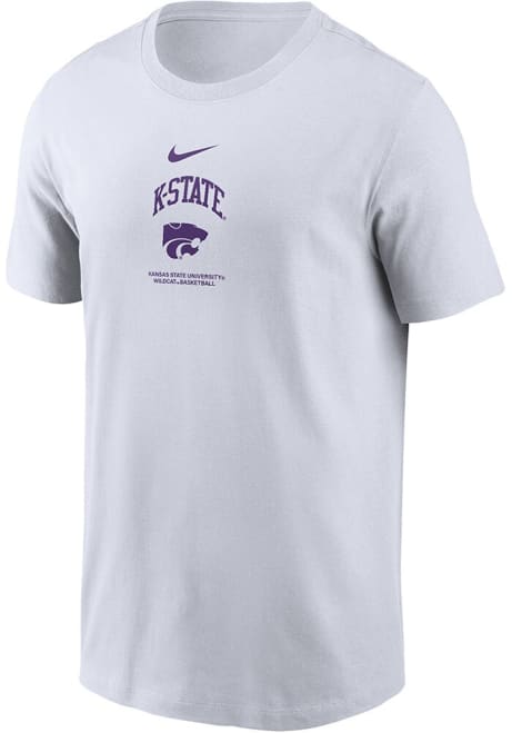 K-State Wildcats White Nike Team Short Sleeve T Shirt