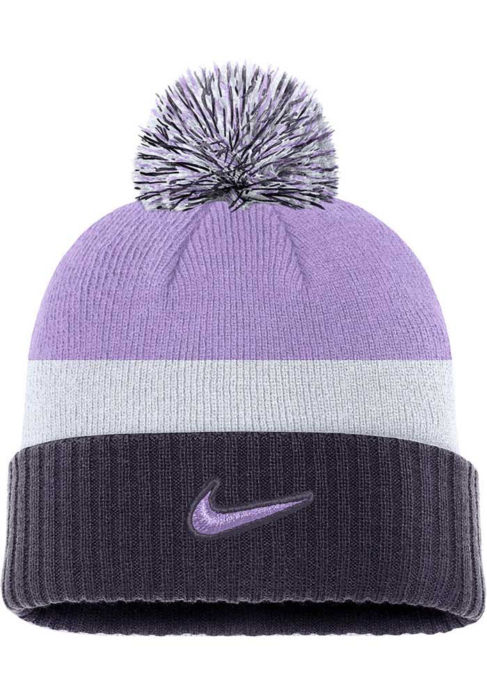 purple nike beanie