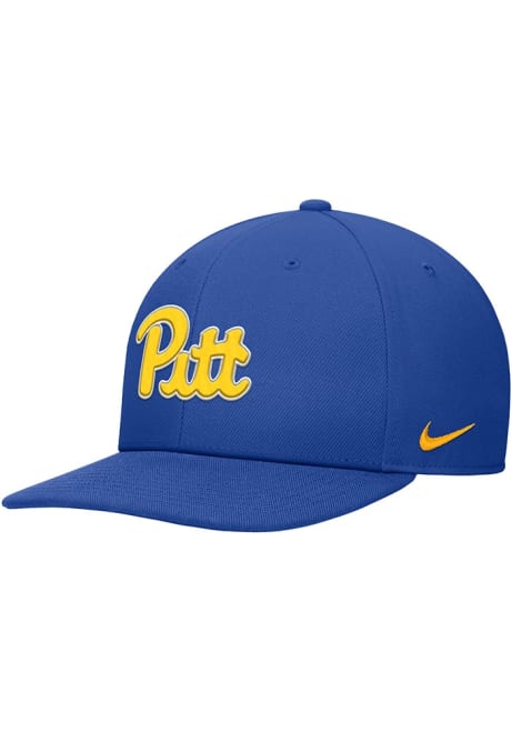 Pitt Panthers Nike Nike DRI FIT Pro Structured Snapback Cap Mens Snapback - Blue