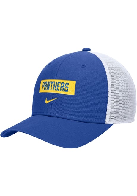 Pitt Panthers Nike Youth Nike DRI FIT Rise Structured  Trucker Cap Youth Adjustable Hat - Blue