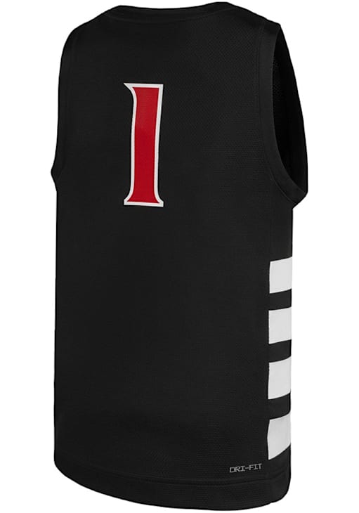 Cincinnati Bearcats Youth BLACK Replica Basketball Jersey 198602191