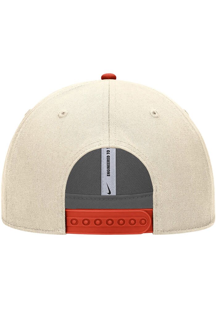 orange and white nike hat