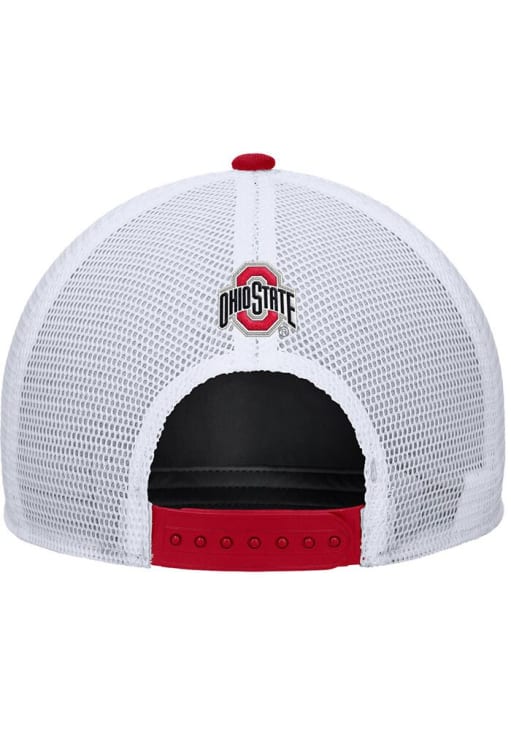 Nike Ohio State Buckeyes Red Youth Rise Pinch Panel Meshback Youth Adjustable Hat