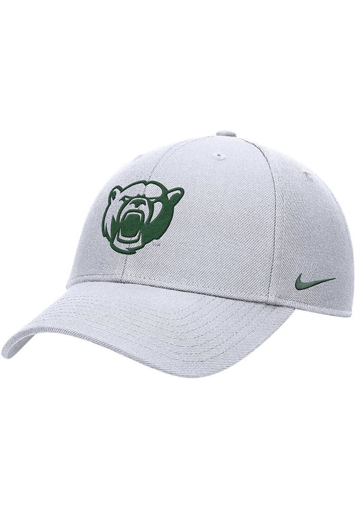 Nike White Baylor Bears Club Cap - Ripstop Adjustable Hat - 198603305
