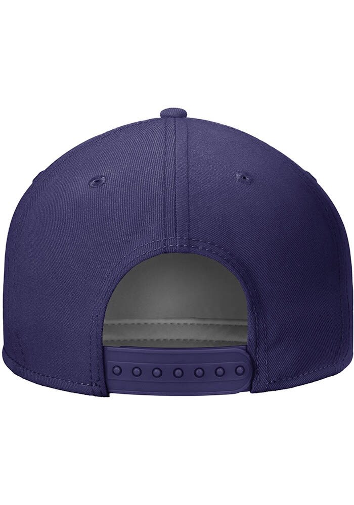 Nike PURPLE K-State Wildcats Rise Pinch Panel ADJ Adjustable Hat