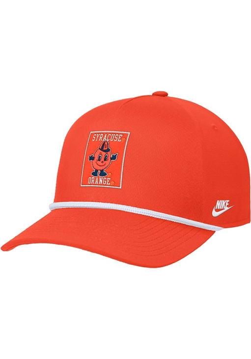 Nike Syracuse Orange Rise Pinch Panel ADJ Adjustable Hat - Orange
