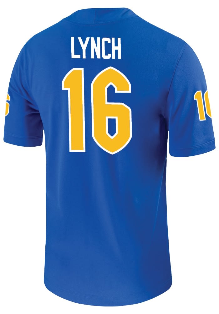 David Lynch Mens ROYAL Pitt Panthers Football Name And Number