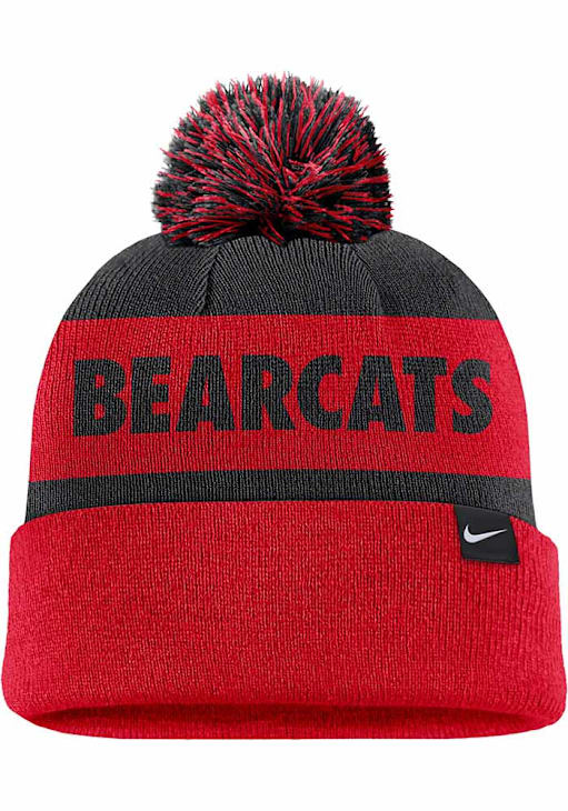 Cincinnati Bearcats Nike Red C12360 NK PEAK STRIPE BEANIE Mens