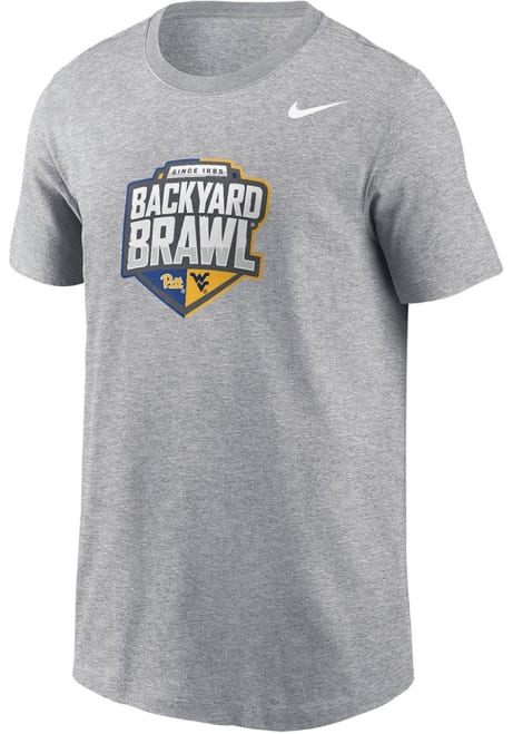 Youth Pitt Panthers Grey Nike Backyard Brawl Short Sleeve T-Shirt