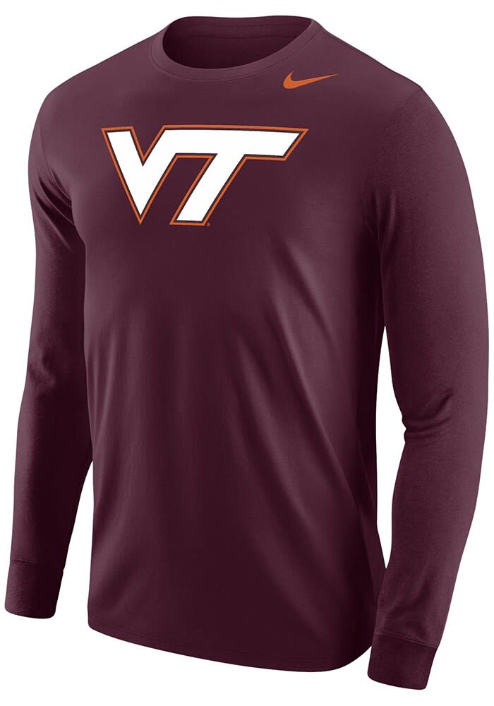 virginia tech nike long sleeve