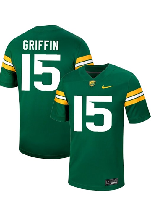 Edward Griffin Baylor Bears GREEN Football NIL Home Jersey 198604643