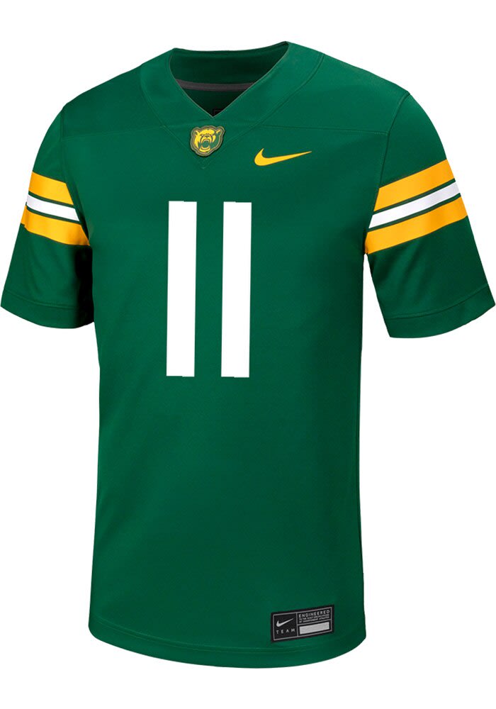 Walker White Baylor Bears GREEN Football NIL Home Jersey - 198604659