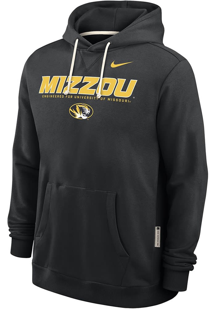 Nike Missouri Tigers Mens BLACK 0 Sideline Pullover Hoodie - 198606185