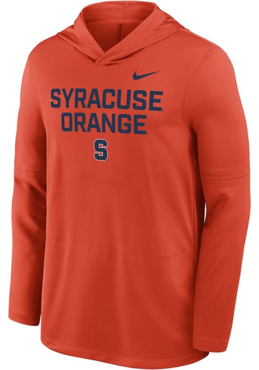 Nike Syracuse Orange Mens Orange 0 Sideline Lightweight Hood