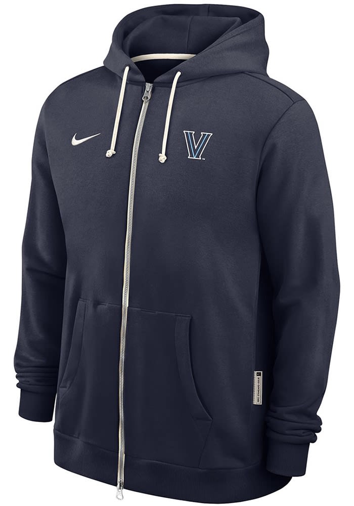 Nike Villanova Wildcats Mens NAVY 0 Sideline Full Zip - 198606324