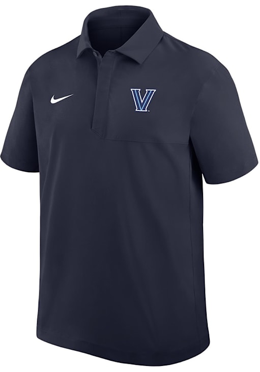 Nike Villanova Wildcats Mens Sideline Woven NAVY Short Sleeve