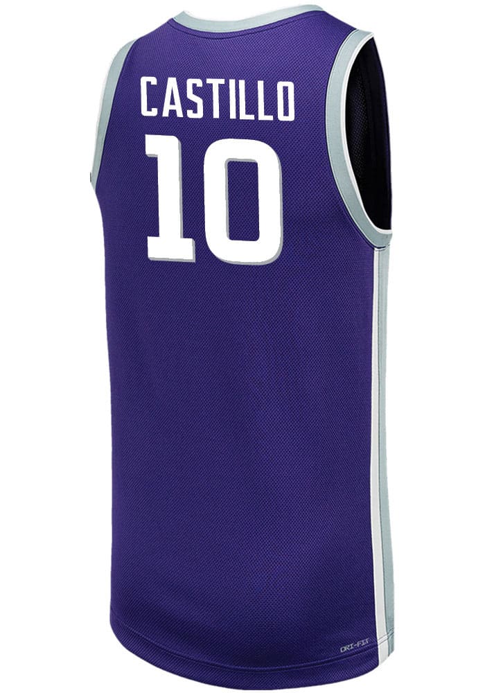 David Castillo Mens PURPLE K-State Wildcats NIL Game Basketball