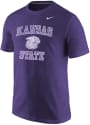 K-State Wildcats Nike Throwback T Shirt - Purple