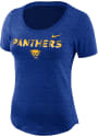Pitt Panthers Womens Nike Dry Slub T-Shirt - Blue